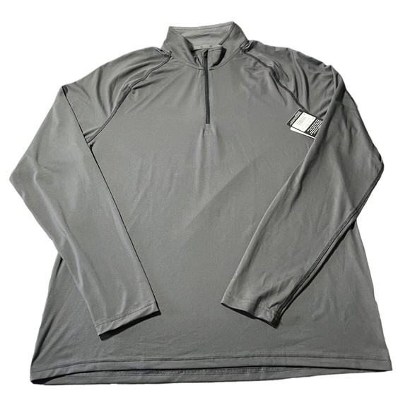 C9 Champion Duo Dry Moisture Wicks Stretch Gray 1/4 Zip Sweater Women’s Size L - Picture 7 of 9